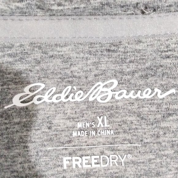 Eddie Bauer Full Zip FreeDry Athletic Jacket-Grey-XL-New without Tags - Picture 4 of 4